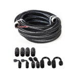 10/16/20FT 10AN CPE Fuel line Hose Braided Nylon Stainless Steel Oil Gas - Image 36