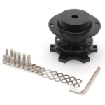 Universal Sports Steering Wheel Quick Release Snap Off Boss Kit Hub Adapter Red - Image 10
