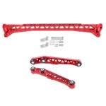 Billet Rear Lower Control Arm + Subframe Brace for Honda Civic 88-95 EG SL - Image 2