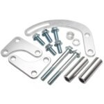 Compatible With 350 Small Block Chevy Long Water Pump SBC Power Steering Pump Bracket 350 V-Belt Slotted Adjustable LWP 305 327 383 5.0L 5.7L V8 - Image 3