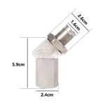 Stainless Steel Oxygen O2 Sensor CEL Eliminator Light  45°&90°& 0°   Adapter Mini Catalytic Convertor M18X1.5 Socket Plug - Image 5