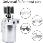 Upgraded Baffled Oil Catch Can with Breather Filter Kit Aluminum Oil Reservoir Tank with 3/8" Strengthened NBR Fuel Line - Image 6