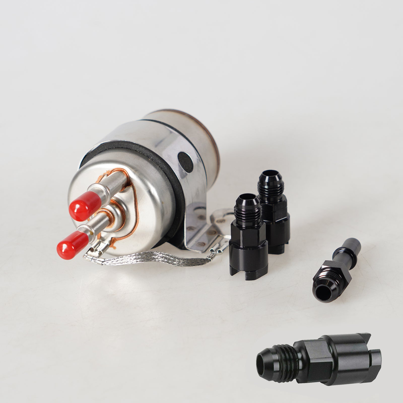 TF-1040-AN8-BK_FF-1040-S AN6 Fuel Pressure Regulator/Filter Kit + 6AN fitting-EFI/LS Swap For C5 Corvette - Ảnh 1