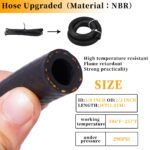Upgraded Baffled Oil Catch Can with Breather Filter Kit Aluminum Oil Reservoir Tank with 3/8" Strengthened NBR Fuel Line - Image 4