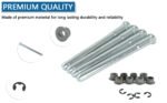 GSTP Door Hinge Pins and Bushing Kit 2 Door 4 Pin Fit for 94 - 04 Chevy GMC - Image 2