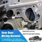 For Dodge Ram MOPAR 56051694AA, 56051931AA, 56051931AB Rear Door Wiring Harness - Image 6