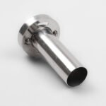 Universal 3.5" to 4.5" Round Steel Removable Catback Exhaust System Muffler Tip Silencer - Image 4