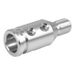 GSTP Car Silver Tone Gear Shift Knob Adapter Fit for Non Threaded Shifter - Image 6
