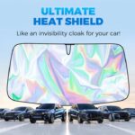 Laser Reflective Car Windshield Sun Shade – Ultimate Interior Protection & Cooling for Sedans. SUVs & MPVs - Image 11