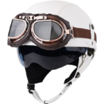Retro German Motorcycle Half Helmet DOT Certified - I06 - Image 19