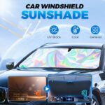 Laser Reflective Car Windshield Sun Shade – Ultimate Interior Protection & Cooling for Sedans. SUVs & MPVs - Image 4