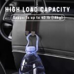 🔥LAST DAY SALE 50% OFF - 🚗Car Seat Back Alcantara Storage Hook - 💥Double Hook Holder for Convenient Storage - Image 4