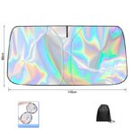 Laser Reflective Car Windshield Sun Shade – Ultimate Interior Protection & Cooling for Sedans. SUVs & MPVs - Image 3