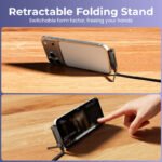 🔥Last Day 60% OFF - ⚡2-in-1 Invisible Holder Charger Cable – 240W Fast Charging Cord with Built-In Phone Stand - Image 4