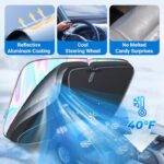 Laser Reflective Car Windshield Sun Shade – Ultimate Interior Protection & Cooling for Sedans. SUVs & MPVs - Image 7