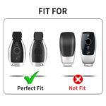 T-carbon Carbon Fiber Key Fob Cover Fits for Benz A B C E S G M V Class - Image 10