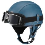 Retro German Motorcycle Half Helmet DOT Certified - I06 - Image 24