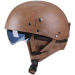 Retro German Motorcycle Half Helmet DOT Certified - I06 - Image 7
