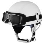 Retro German Motorcycle Half Helmet DOT Certified - I06 - Image 20