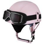 Retro German Motorcycle Half Helmet DOT Certified - I06 - Image 28