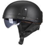 Retro German Motorcycle Half Helmet DOT Certified - I06 - Image 10