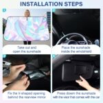 Laser Reflective Car Windshield Sun Shade – Ultimate Interior Protection & Cooling for Sedans. SUVs & MPVs - Image 15