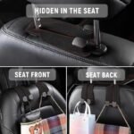 🔥LAST DAY SALE 50% OFF - 🚗Car Seat Back Alcantara Storage Hook - 💥Double Hook Holder for Convenient Storage - Image 5