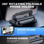📱 50% OFF NOW! ✨ 360° Rotating Foldable Phone Holder - Universal Compatibility with Anti-Slip Base for Desk. Car & Travel Use 🚗💻