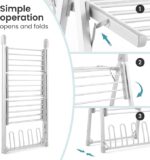 Multipurpose 3 Layer Electric Clothes Drying Rack (66cm) - Image 6